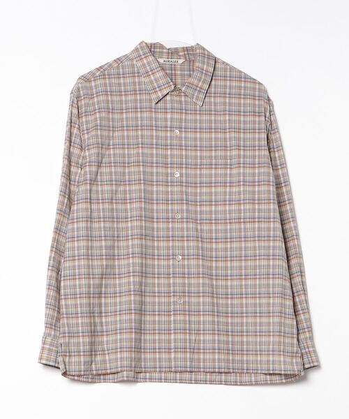 AURALLE チェック柄シャツ サイズ3