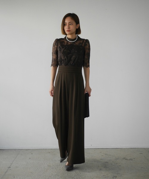 【パンツドレス】myshawty matte satin pants dress パンツドレス】myshawty matte satin pants dress - メルカリ