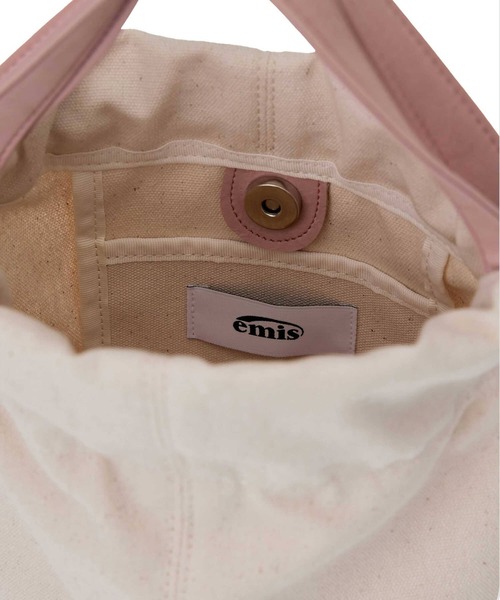emis トートバッグ CANVAS TOTE BUCKET BAG レディース : ZOZOTOWN