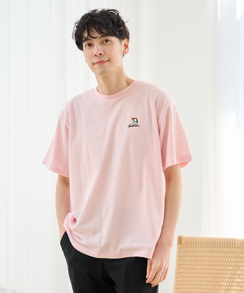 Arnold Palmer tシャツ シェア カノコ ワンポイント刺繍 Tシャツ