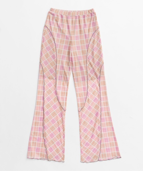 【おまけ付】 SPECIAL MAISON パンツ Pants/パネルチェックパンツ Plaid Panel パンツ