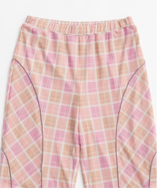 Panel Plaid Pants/パネルチェックパンツ【MAISON SPECIAL