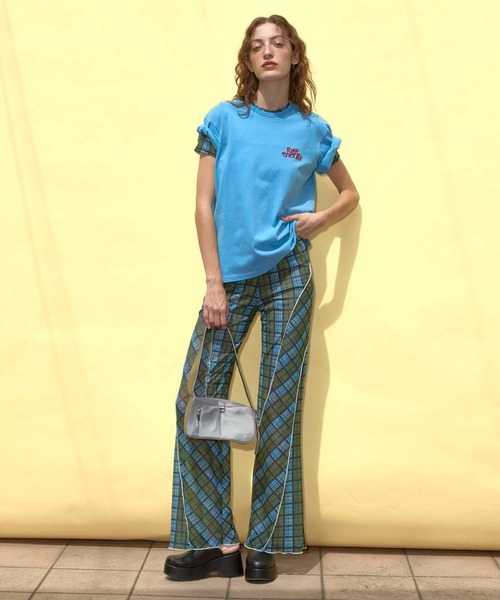 maison special チェックパンツ MAISON SPECIAL パンツ Panel Plaid Pants/パネルチェックパンツ