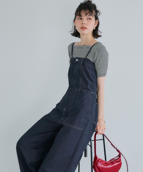 coca（コカ） サロペット オーバーオール ベアデニムサロペット