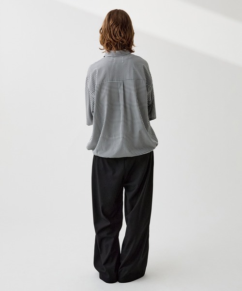 WETTEMPT シャツ GINGHAM CHECK PULLOVER SHIRT / ギンガム