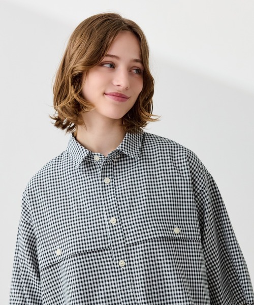 WETTEMPT シャツ GINGHAM CHECK PULLOVER SHIRT / ギンガムチェック