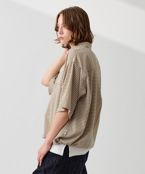 WETTEMPT シャツ GINGHAM CHECK PULLOVER SHIRT / ギンガムチェック