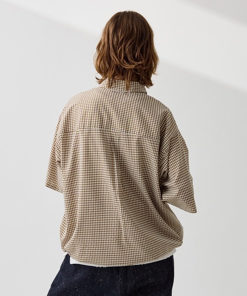 [JEMUT]★25SS★韓国人気★PREZEL OVERFIT CHECK SHIRTS OY/オーワイ』CHECK ZIPPER HOODIE SHIRTS/チェックジップ