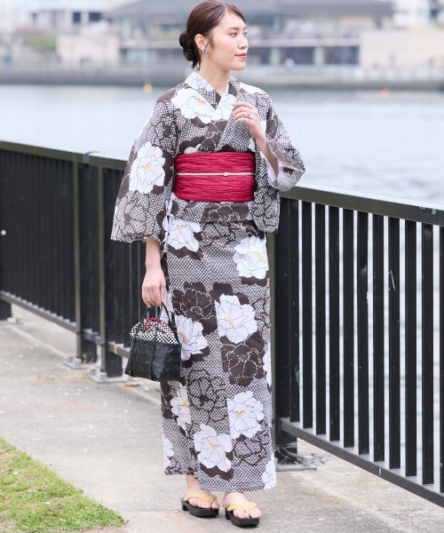 浴衣セット レディースＬ 高身長 170cm 新品 オーダー 手縫い 楽天市場】浴衣 女性 170cm（浴衣セット｜和服）：レディース