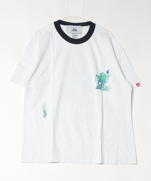 tシャツ JUNGLES/ジャングルス CASSETTE REAPER プリントTシャツ リンガー バックプリント レディース