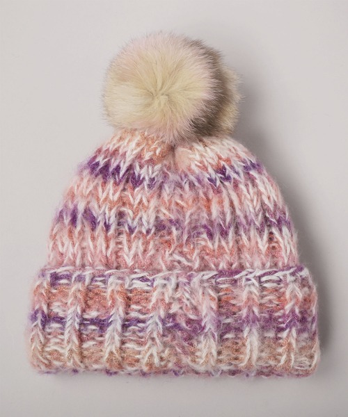 CA4LA（カシラ） ニットキャップ ONESIZE ピンク レディース