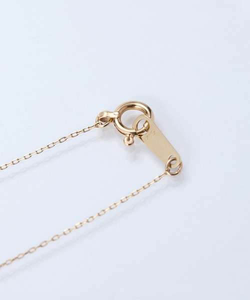 Phoebe（フィービー） ネックレス 「K10/刻印入り」ワントップビジュー