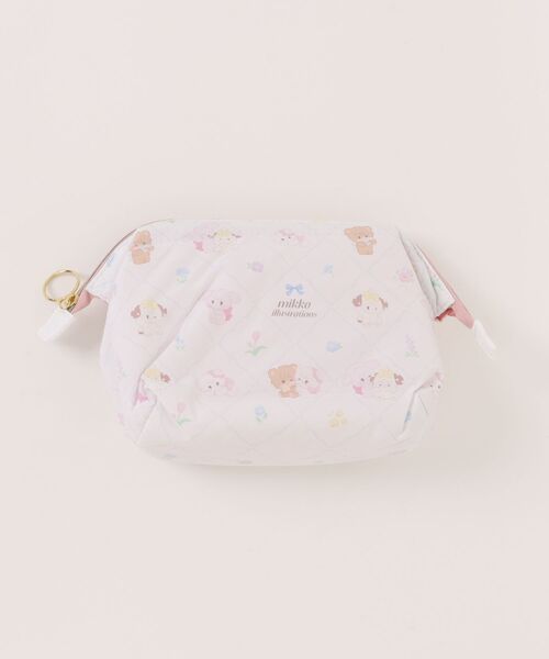 mikko PVCポーチ Amazon.co.jp: Prim mikko illustrations クリア ポーチ 水色
