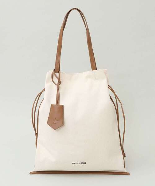 CONVERSE TOKYO トートバッグ CANVAS GATHERED TOTE BAG