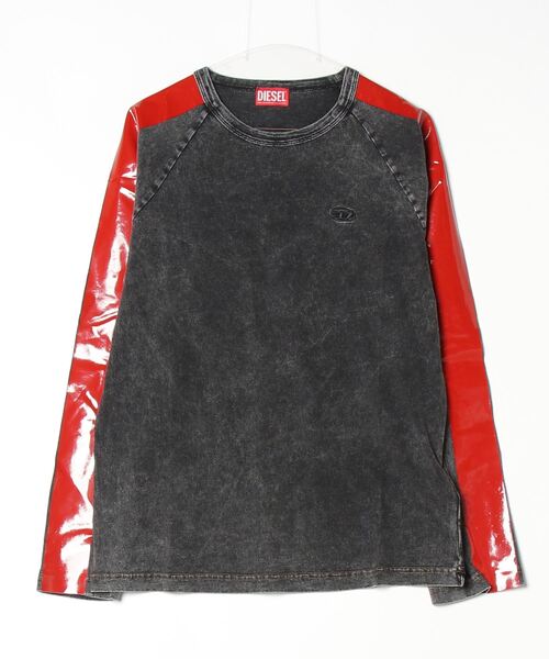 DIESEL トップス 長袖Tシャツ DIESEL ディーゼル レディース Tシャツ 長袖 ブランド ロンT