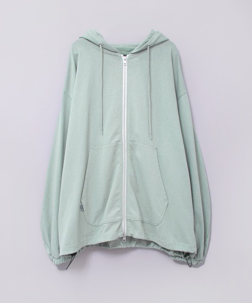 RNA（アールエヌエー） パーカー M2513 ヘビー天竺BIG ZIP UPパーカー