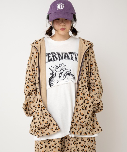 RNA（アールエヌエー） パーカー M2513 ヘビー天竺BIG ZIP UPパーカー