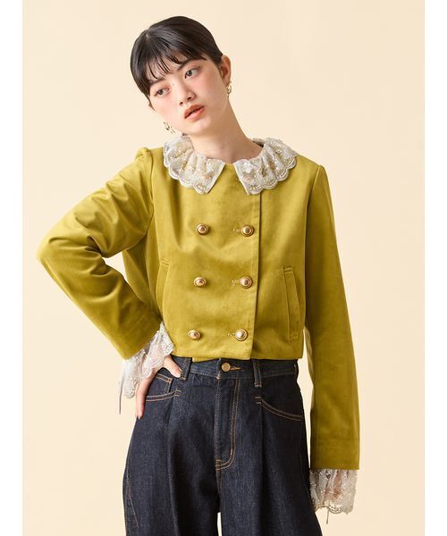 値下　新品未使用　Lily Brown　リリーブラウン　ノーカラー　ジャケット Lily Brown（ノーカラージャケット）のフリマアイテム一覧