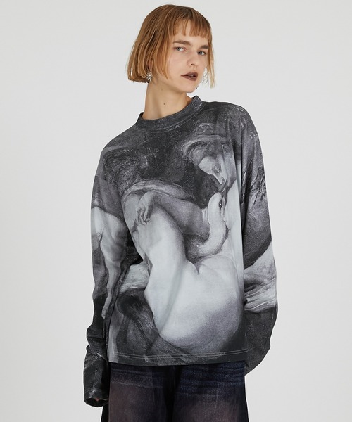 tシャツ 「2025Autumn Pre-Order」マイソロジープリントロンT / Mythology Print Long Sleev Tee レ
