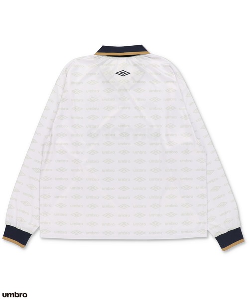 UMBRO ホワイト 長袖シャツ Lサイズ UMBRO ホワイト 長袖シャツ Lサイズ - メルカリ