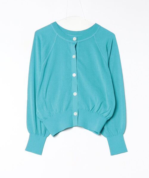 green label relaxing」 長袖ニット FREE ターコイズブルー レディース