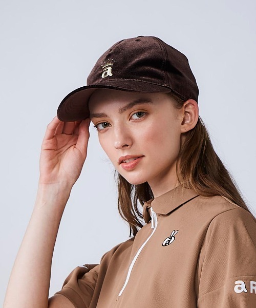 archivio（アルチビオ） キャップ 帽子 「LADIES」ベロアキャップ