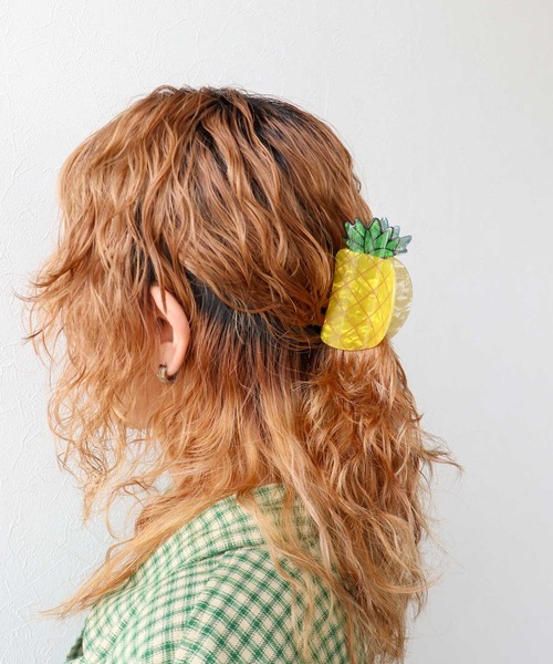 Three Four Time（スリーフォータイム） ヘアクリップ パイナップル