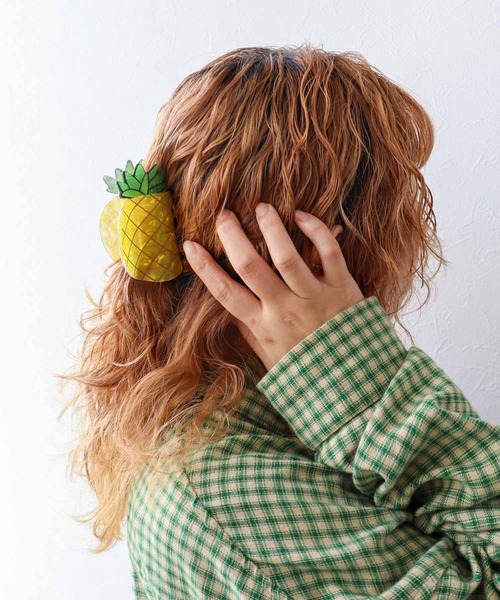 Three Four Time（スリーフォータイム） ヘアクリップ パイナップル