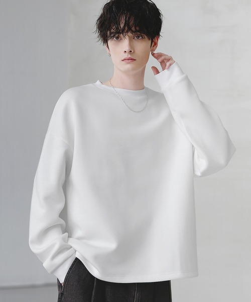 tシャツ コットンポンチ/ヴィンテージ加工ピグメントロングTシャツ