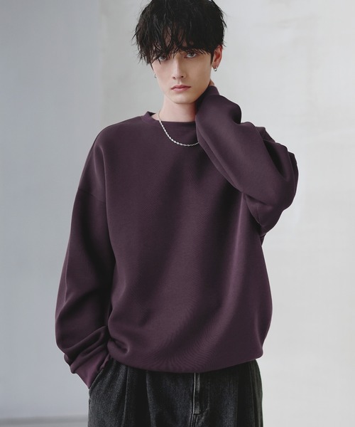 tシャツ コットンポンチ/ヴィンテージ加工ピグメントロングTシャツ 