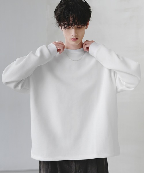 tシャツ コットンポンチ/ヴィンテージ加工ピグメントロングTシャツ