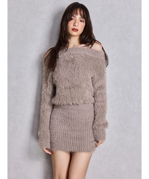 d.i.a.ダイヤ　ワンピース　オールインワン ZARA】サテン ミディワンピース ギャザーウエスト 2454/845