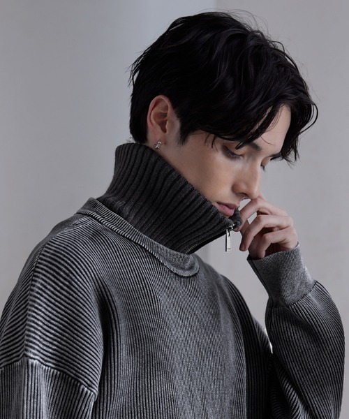 CLEL（クレイル） マフラー 「CLEL」Double-Zip Wool Neck Warmer
