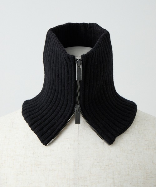 CLEL（クレイル） マフラー 「CLEL」Double-Zip Wool Neck Warmer