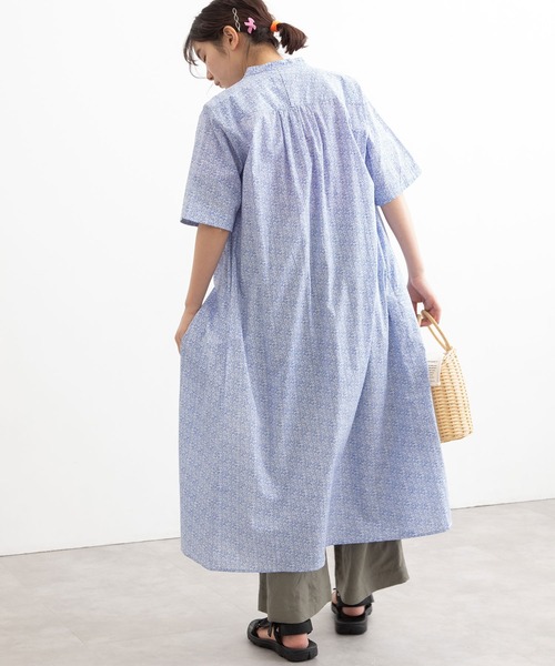 「POU DOU DOU」 半袖ワンピース 3 グレー レディース_画像2