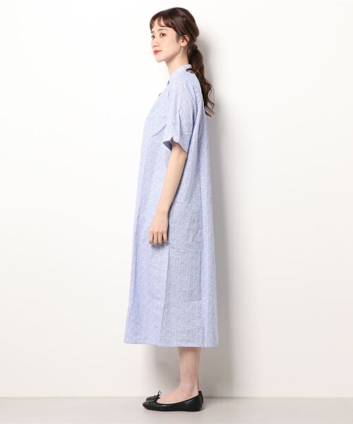 「POU DOU DOU」 半袖ワンピース 3 グレー レディース_画像4