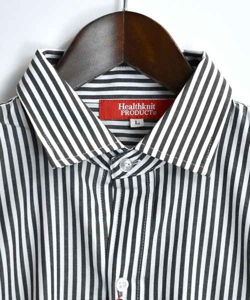 「Healthknit Product」 半袖シャツ L グリーン メンズ_画像3