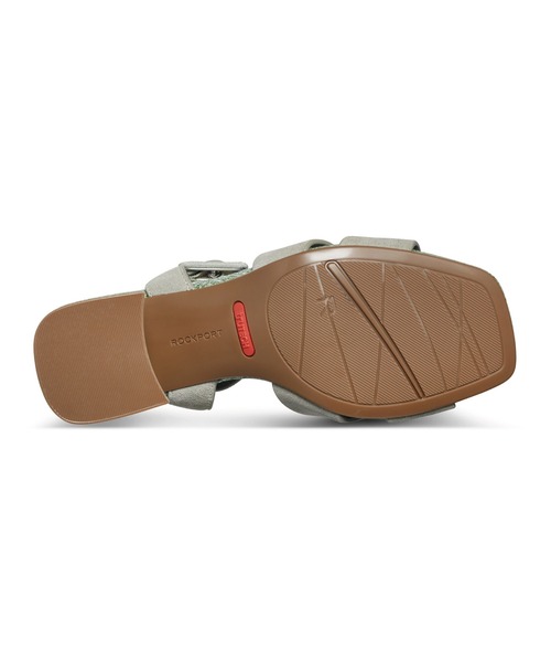 「ROCKPORT」 ヒールサンダル 23.5cm モスグリーン レディース_画像7