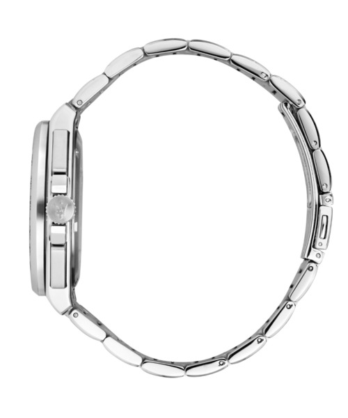 腕時計 「Maserati/マセラティ」ベロチタ - 43MM クロノ ブルー ダイヤル シルバー ブレスレット+レザーベルトセットの画像