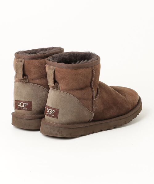 UGG ブラウン ムートンブーツ 着払い(購入者負担) 24cm UGG Australia（アグオーストラリア） 「UGG」 ムートンブーツ 25cm