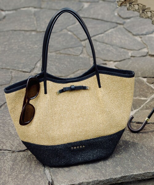 お値下けTOCCA かごバッグ TOCCA（トッカ） かごバッグ カゴバッグ MIGNON BASKET かごバッグ