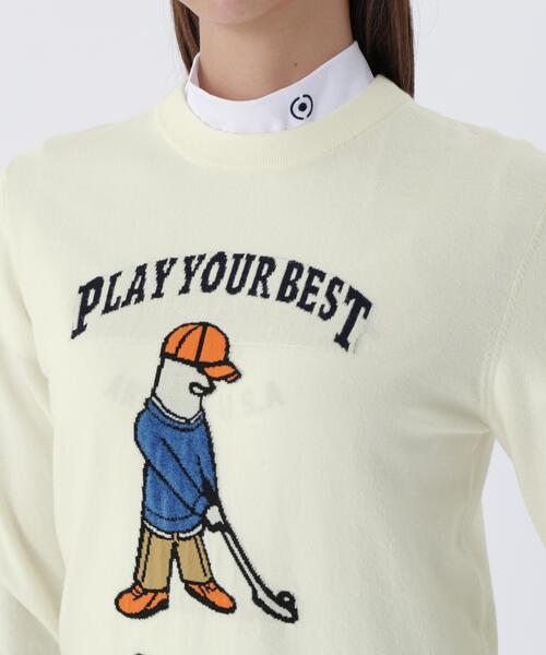 PING（ピン） ニット セーター 「PING APPAREL」Mr.PINGジャカード