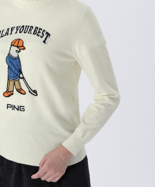 PING（ピン） ニット セーター 「PING APPAREL」Mr.PINGジャカード