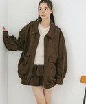 スカート フェイクレザーフリルミニスカート 6...の詳細画像4