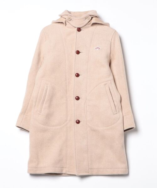 美品☆DANTON クリームベージュ ウールコート 36 Danton（ダントン） コート 36 ベージュ レディース : ZOZOTOWN Yahoo