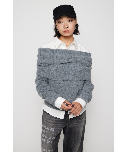 LAGUA GEM（ラグアジェム） ニット セーター LOOSEY KNIT オフ