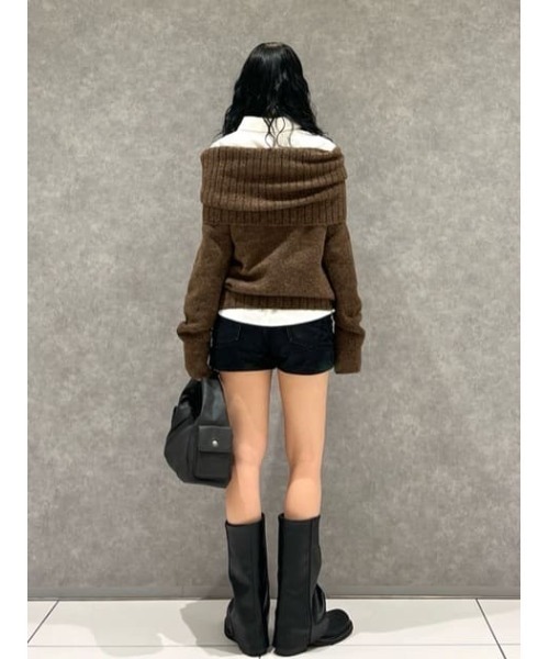 lagua gem LOOSEY KNIT オフショルダー ニット LAGUA GEM | LOOSEY KNIT オフショルダー (ニット ) |SHEL'TTER WEBSTORE