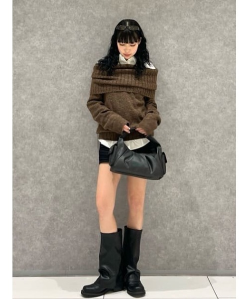 LAGUA GEM（ラグアジェム） ニット セーター LOOSEY KNIT オフ