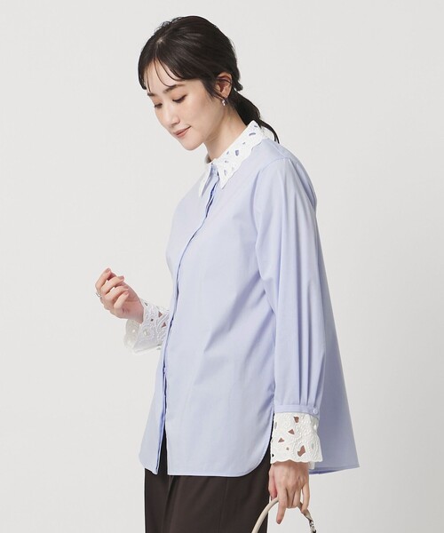 UNITED ARROWS（ユナイテッドアローズ） ブラウス シャツ エンブロイ