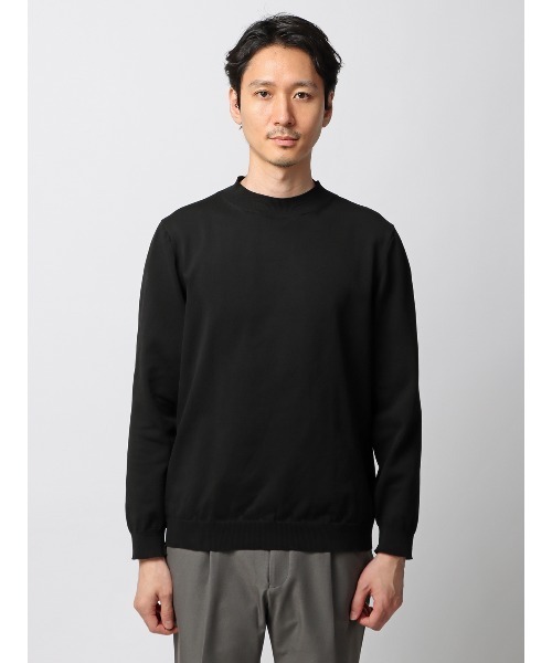 セーター ニット 最高ニット モックネックニット 長袖 ウォッシャブル